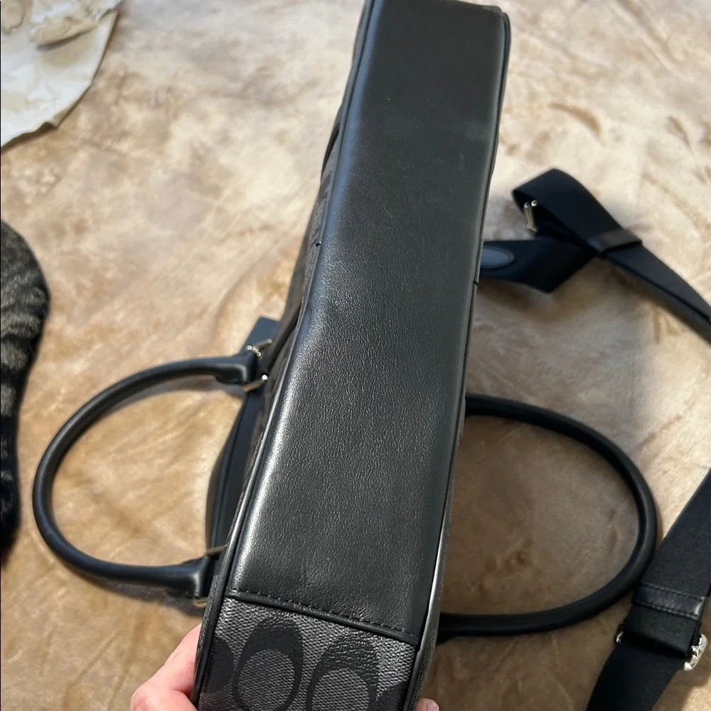 Coach Black and Gray carryall. - Picture 7 of 7